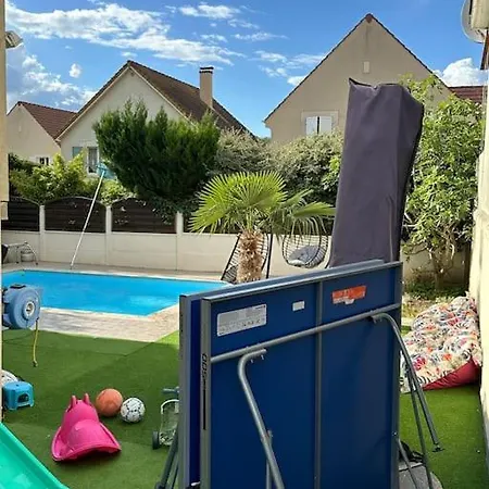 Charmante Maison Au Nord De Paris Piscine Chauffee Villa